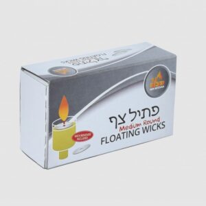 Ner Mitzvah Medium Round Floating Wicks 30161