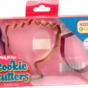 Colored Cookie Cutters Chanukah SET 3pc 05129