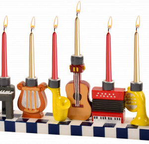 Resin Menorah - Musical Instrument 30602