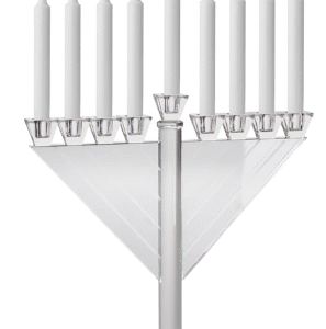 Crystal Glass Menorah 31269