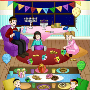 Chanukah Story Stickers 78170