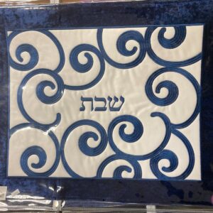 Challah cover Blue velvet