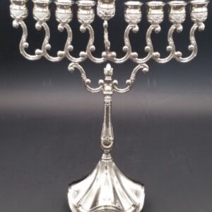 Sliver Plated Menorah 01S Meir Cohen