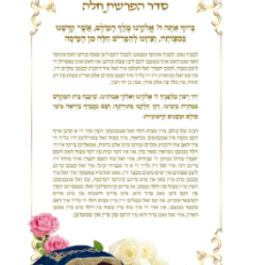 Hafrashas Chalah Card