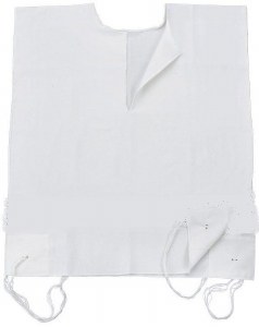 Wool Tzitzis White on White VNeck No Tzitzis 22