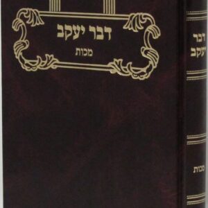 דבר יעקב מכות Dvar Yaakov Makkos