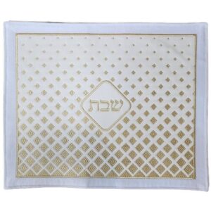 Challah Cover Gold Rhombuses 303252