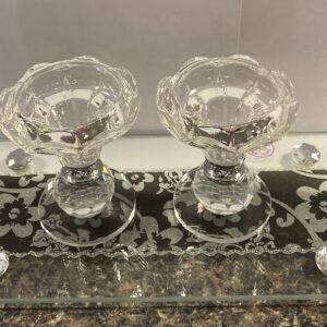 Glass Candle Sticks 5008041