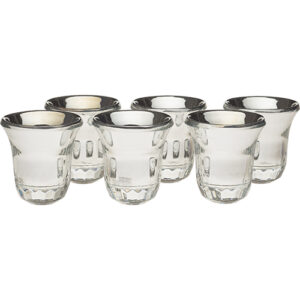 Crystal Liquer Set with 6 Cups 40551