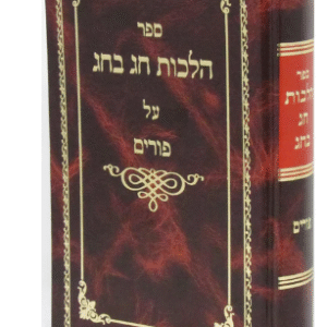 Hilchos Chag Bechag הלכות חג בחג פורים