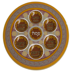 Glass Passover Plate UK48375