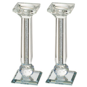 Crystal Candlesticks With Stones UK48785