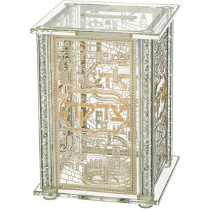 Crystal Tzedakah Box UK40094