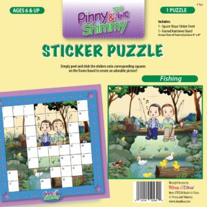 Pinny Shimmy Fishing Sticker Puzzle