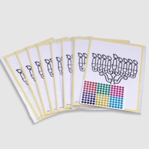 Menorahs Kits for painting and gluing