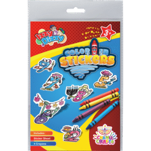 Ner Mitzvah Color Sticker Art 78226