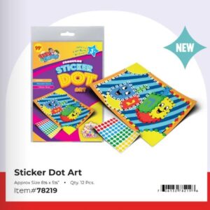 Izzy and Dizzy Chanukah Sticker Dot Art 78219