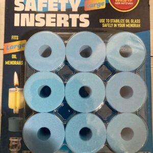 Ner Mitzvah Foam Safety Inserts Large 25094