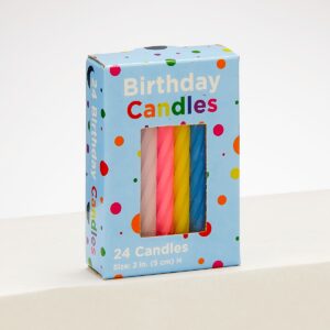 BIRTHDAY CANDLES MINI X 24