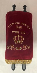 Child Sefer Torah Velvet Like Cover 13" Assorted Colors