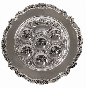 Seder Plate Silver Plated
