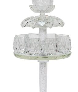 Crystal 8 Cups Fountain 12"H- Clear Filling