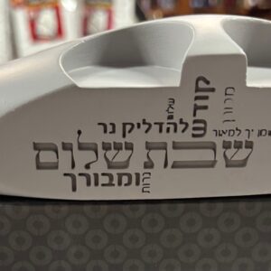 Stone Tea Lite Candle holder Grey