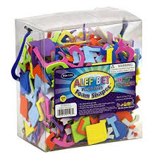 Alef Bet Foam Shapes