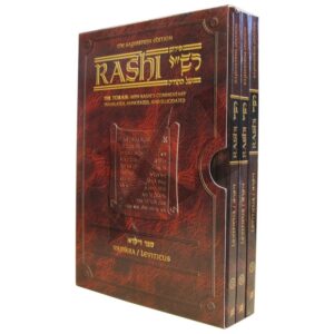 Rashi - English Translate - Set Of ןיקרא - Pocket size.