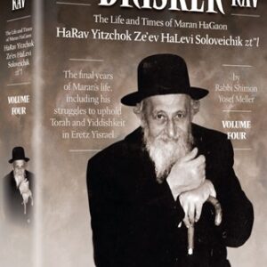 The Brisker Rav Vol 4