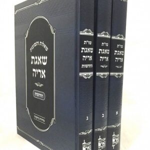 שו"ת שאגת אריה חלק א-ג Set of three
