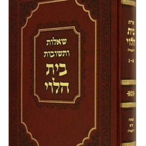 שו"ת בית הלוי א-ג