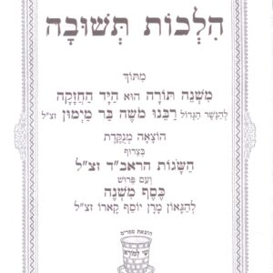 רמב"ם חוברת הלכות תשובה ישן