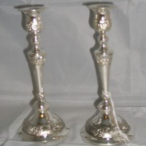 Candlestick silver plate 18cm