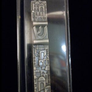 10 cm Mezuzah Case finish Jerusalem