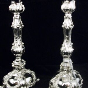 Candlestick silverplate 3
