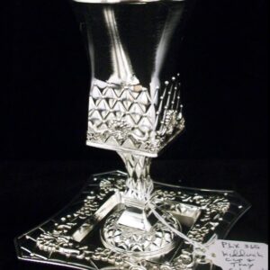 Kiddush Cup & Tray Silverplate3