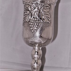 kiddush cup with plate