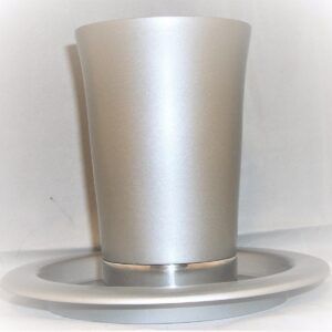 kiddush cup w/ plate