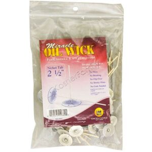 Miracle Oil Wick 1 1/2 " Nickel Tab
