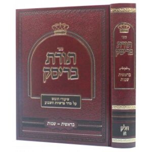 תורת בריסק בראשית - שמות