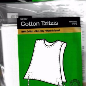 Tzitzis Cotton # 22 V-Neck, Meyuchad