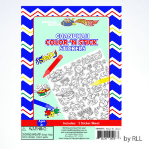 Chanukah COLOR 'N STICK Stickers