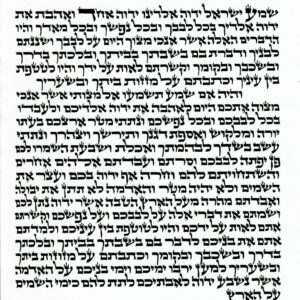 Mezuzah Scroll 7cm