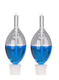 Paraffin Glass Bulbs 2 pack Pear