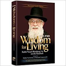 Wisdom for Living Rabbi Noach Weinberg on Parshah