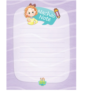 Nachas Note Pad Girl - 25 Sheets