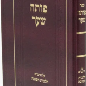 Poseach Shaar פותח שער על הרמב"ם הל' תשובה