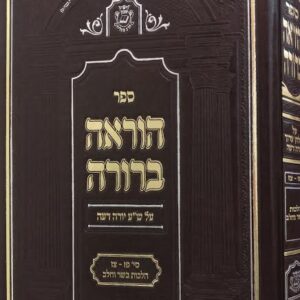 Horaah Berura Hilchos Basar Vechalav הוראה ברורה הלכות בשר וחלב