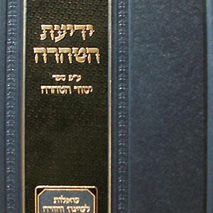 Yedios Hataharah ידיעת הטהרה ע"פ ספר יסוד הטהרה